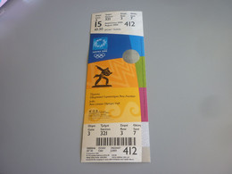 Judo Athens 2004 Olympic Games Greece Greek Mint Unused Match Ticket Stub 15/08/2004 10:30 #412 - Bekleidung, Souvenirs Und Sonstige