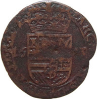 LaZooRo: Spanish Netherlands BRABANT 1 Liard 1643 F - Paesi Bassi Spagnoli