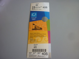 Canoe Kayak Flatwater Racing Athens 2004 Olympic Games Greece Greek Mint Unused Match Ticket Stub 25/08/2004 08:30 #40B - Apparel, Souvenirs & Other