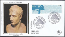 Andorre  2006-Andorre-Française- Lettre 1er. Jour Emission. Mi Nº 646 /Yvert Nº 625. Theme: Napoléon (VG) DC-11108 - Usati