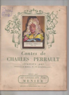 Album Vintage Contes De Charles Perrault Illustrés Par Jean A. Mercier, édités Par Chocolat Fin Menier, Manque 6 Images - Chocolat