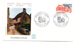 FDC--1982 -- COLLONGES LA ROUGE --19 ......cachet   COLLONGES LA ROUGE -19.........à Saisir - 1980-1989