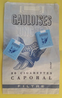 2 Paquets De Cigarettes GAULOISE Et Grand Sac Papier.  REGIE FRANCAISE DES TABACS SEITA. - Autres & Non Classés