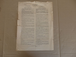 Proclamation Du 1/11/1914 "Circulation, Couvre-feu" Signé Du Général Commandant Dubail De La 1ére Armée - 1914-18