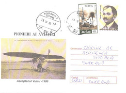 Romania:Airplane Vuia I, 2000 - Lettres & Documents