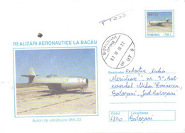 Romania:Airplane IAK-23, 2000 - Brieven En Documenten