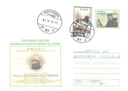 Romania:Aviator George Gh. Fernic, 2000 - Cartas & Documentos