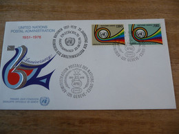 (6) UNITED NATIONS -ONU - NAZIONI UNITE - NATIONS UNIES *  FDC 1975 * Postl Administration 25 Years - Covers & Documents