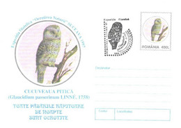 Romania:Owl, Claucidium Passerinum, Special Cancellation, 1997 - Brieven En Documenten