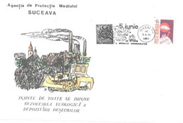 Romania:Tractor, 5.june Special Cancellation, 1994 - Briefe U. Dokumente