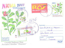 Romania:Timisoara, Philatelic Exhibition Natura 2003 - Covers & Documents