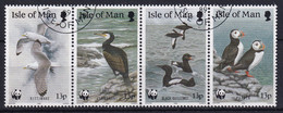 MiNr. 408 - 411 Großbritannien - Isle Of Man1989, 20. Sept. Weltweiter Naturschutz: Seevögel - Isle Of Man