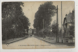 Saint-Amand-Montrond (18) : L'avenue De La Gare En 1910 PF. - Saint-Amand-Montrond