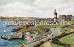 PLYMOUTH FROM THE CITADEL OLD COLOUR ART POSTCARD ARTIST SIGNED A.R. QUINTON SALMON 2402 - Quinton, AR