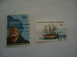 AUSTRALIAN  ANTARCTIC  TERRITORY  2  USED STAMPS - Used Stamps