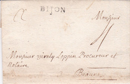De Dijon ( Lenain 11 ) Le 7 Mars 1770 ( Taxe 4 ) - 1701-1800: Precursori XVIII