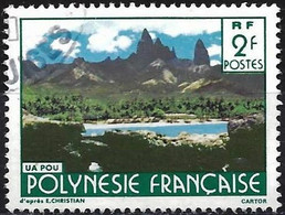 French Polynesia 1986 - Mi 279 IIC - YT 252 ( Landscape : Motu Uapu ) - Usati