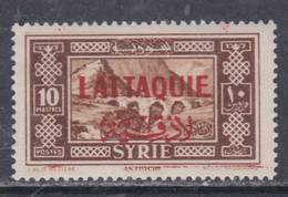 Lattaquié N° 15 X Timbres De Syrie Surchargés, Partie De Série : 10 Pi  Brun Trace De Charnière Sinon TB - Nuovi