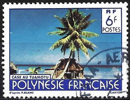 French Polynesia 1986 - Mi 283 IIC - YT 255 ( Landscape : Tuamotu - Tree Palm ) - Gebruikt