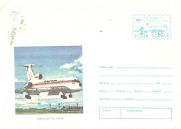 Romania:Airplane Tupolev TU-154B, 1994 - Briefe U. Dokumente