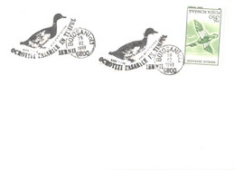 Romania:Bird Special Cancellation, 1993 - Lettres & Documents