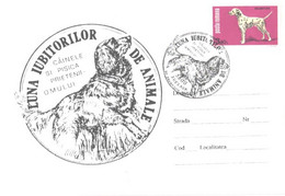 Romania:Dog Special Cancellation, 1994 - Lettres & Documents