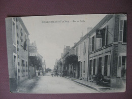 CPA 18 HENRICHEMONT Rue De Sully ANIMEE RARE PLAN ? - Henrichemont