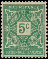 Mauritanie Mauritania - T 17 - 1914 - Timbre Taxe Série 1914 - 5c - MH - Mauritania (1960-...)
