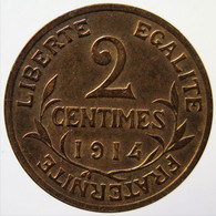 F11017.2 - FRANCE - 2 Centimes Daniel Dupuis - 1914 - Autres & Non Classés