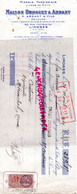 87- LIMOGES- RARE TRAITE MAISON DROGUET & ARDANT-IMPRIMERIE  MISSELS PAROISSIENS-LIVRES DE PIETE-60 RUE MONTMAILLER-1940 - Imprimerie & Papeterie
