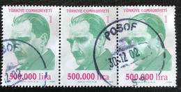 Türkiye Cumhuriyeti - Turkije - C11/20 - (°)used - 1999 - Michel 3199 - Kemal Mustafa Atatürk - POSOF - Gebraucht