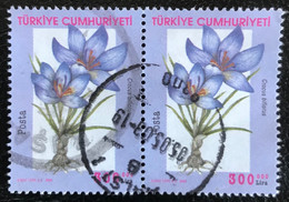 Türkiye Cumhuriyeti - Turkije - C11/20 - (°)used - 2000 - Michel 3246 - Bloemen - Used Stamps