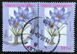 Türkiye Cumhuriyeti - Turkije - C11/20 - (°)used - 2000 - Michel 3246 - Bloemen - Gebruikt