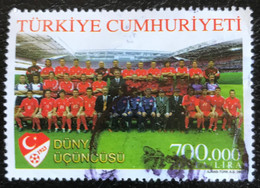 Türkiye Cumhuriyeti - Turkije - C11/21 - (°)used - 2002 - Michel 3318 - WK Voetbal - Oblitérés