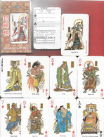 Superbe JEU Complet 54 CARTES CHINOIS -toutes Les Cartes Illustrées De Personnages Différents. CANONIZATION OF THE GODSS - Barajas De Naipe