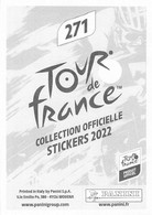 CYCLISME: CYCLISTE : STICKER PANINI TOUR DE FRANCE 2022 - Ciclismo