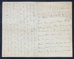 Marcel PROUST – Lettre Autographe Signée – Son Duel - écrivain Paul Adam - 1897 - Writers