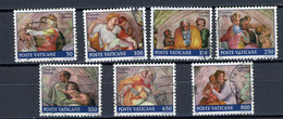 VATICAN: CHAPELLE SIXTINE -  N° Yvert 891+892+893+894+896+898+899 Obli. - Used Stamps