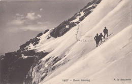 Sports - Alpinisme - Cordée - Beim Absteig - Descente - Alpinisme