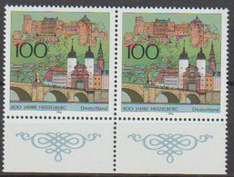 BRD 1996 MiNr.1868 Paar ** Postfrisch 800 Jahre Heidelberg (A 2411 )günstige Versandkosten - Ungebraucht