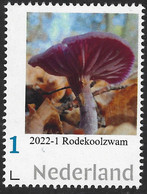 Nederland  2021-1 Paddestoel - Mushrooms  Rodekoolzwam  Laccaria Amesthystea     Postfris/mnh/neuf - Ungebraucht