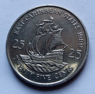 S-25 Cents 1989 East Caribbean States - East Caribbean States