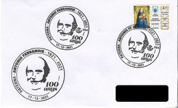 SPAIN. POSTMARK. 100th ANNIV. ACTOR ANTONIO FERRANDIS. CINEMA. PATERNA. 2021 - Máquinas Franqueo (EMA)