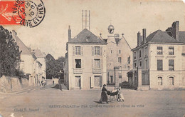 Saint Calais            72     .   Rue Charles Garnier Et Hôtel De Ville                (voir Scan) - Saint Calais