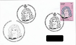 SPAIN. POSTMARK WRITER ALMUDENA GRANDES. 2022 - Máquinas Franqueo (EMA)