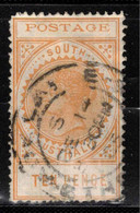 SOUTH AUSTRALIA 1902 10d Dull Yellow SG 274 U #BHA17 - Oblitérés
