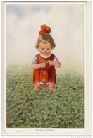 FIALKOWSKA Wally, Edit Primus,  Sonntagskinder Die Welt Voll Glück Klee Clover Primus Postkarte , Alte AK 1925 - Fialkowska, Wally