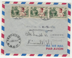France // A.E.F.// 1956 // Lettre De Fort-Lamy (Tchad) Pour La Suisse - Storia Postale