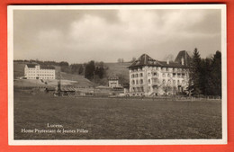 ZTW-03  Lucens Home Protestant De Jeunes Filles  Circulé 1931  Thévoz Carte-photo - Lucens