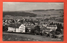 ZTW-04b Lucens Home Protestant De Jeunes Filles Et Vue Générale  Circulé 1947  Thévoz Carte-photo - Lucens